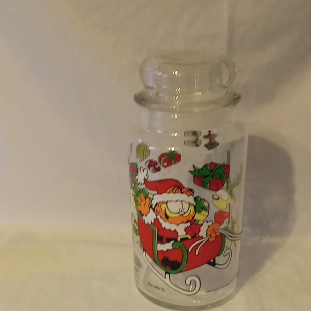 Garfield & Odie Christmas Candy Jar